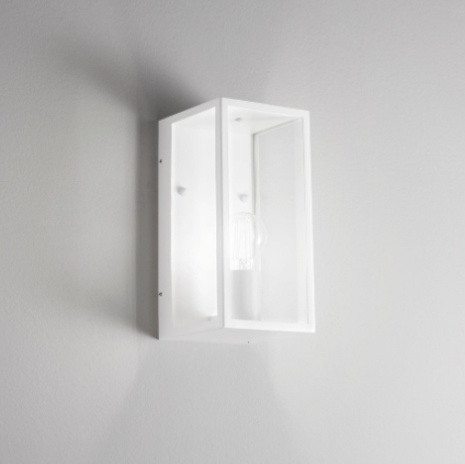 Applique per esterno IP44 in metallo bianco o antracite diffusore in vetro lampada 1XE27 non inclusa MIRAGE Applique per esterno IP44 in metallo bianco o antracite diffusore in vetro lampada 1XE27 non inclusa MIRAGE